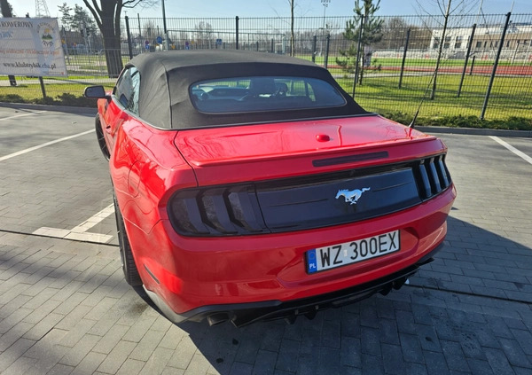 Ford Mustang cena 155545 przebieg: 37300, rok produkcji 2019 z Warszawa małe 667